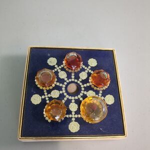 Vintage 1964 Avon Jewel Collection Perfume Oil - Set Of 5 Jars